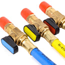 3x fordelermålere A/C køleskabsslanger til R134A R410A