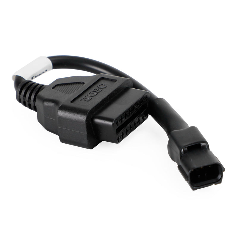 Adaptador OBD de 3 pines a 16 pines para motocicleta, conector de Cable de diagnóstico OBD2 para KYMCO