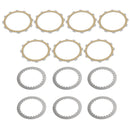 Kopplingssats Friktions- och stålplattor för Honda CB500T 1974 1975 1976 1977 Generic