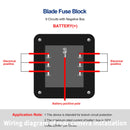 6-kierunkowy/12-kierunkowy uchwyt skrzynki bezpieczników płaskich ATO ATC do wodoodpornej łodzi samochodowej