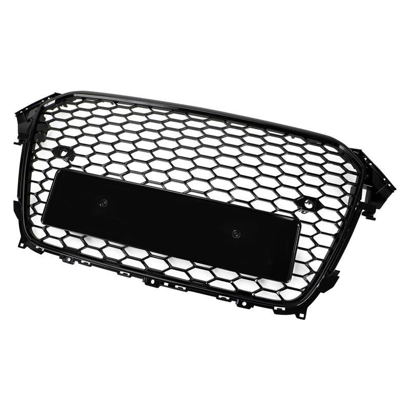 Audi A4 S4 2013-2016 svart glanset RS4 stil mesh frontstøtfangergitter