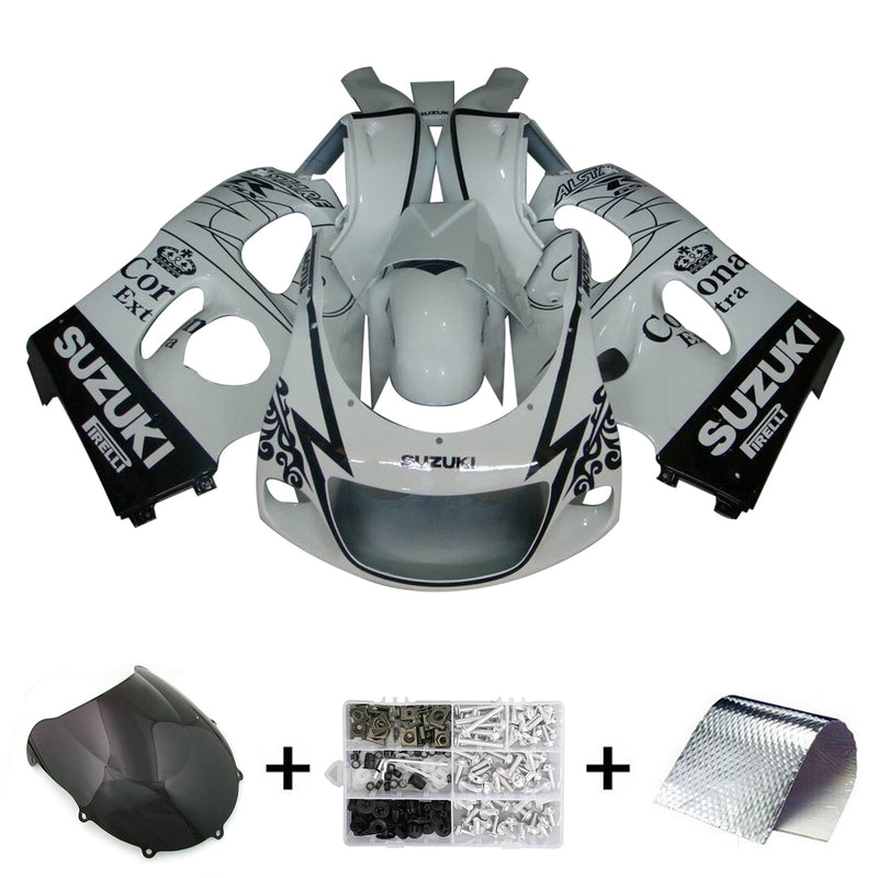 Amotopart Suzuki GSXR600 1996-2000 GSXR750 1996-1999 Fairing Set Body