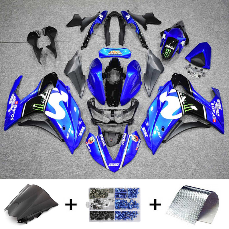 Juego de carenado para Yamaha YZF-R3 2014-2018 R25 2015-2017 Genérico