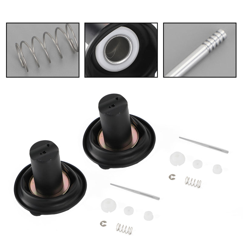 2x kit de reparación de membrana de pistón de carburador adecuado para Yamaha XJR400 1993-2000 Genérico