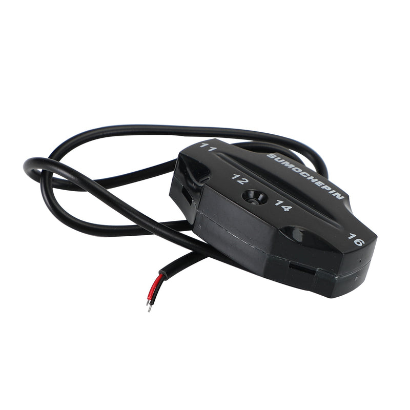 1pc 12V motocicleta scooter display LED medidor de voltagem testador de voltagem