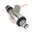 6 sztuk wtryskiwaczy paliwa dla Toyota T100 Tacoma 4Runner 1996-1998 3.4L 23250-62030 Generic