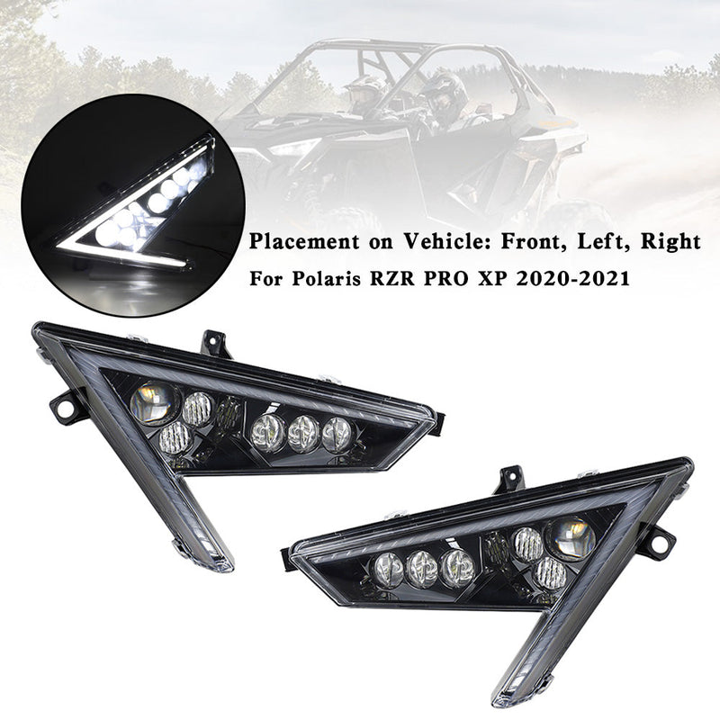 Polaris RZR PRO XP 2020-2021 2414538 2414539 luzes dianteiras exclusivas