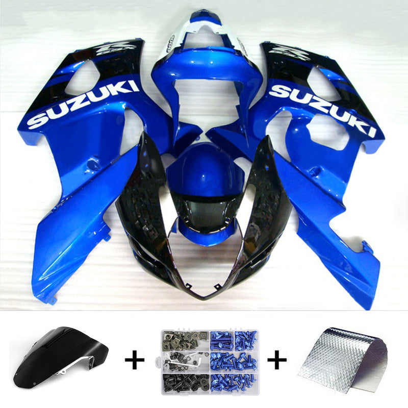 Amotopart Suzuki GSXR1000 2003-2004 K3 suojasarja, runko muovia ABS