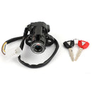 Tenningslås med nøkkel egnet for Kawasaki ZX 6R 10R 14R Ninja 400R ER6N ER6F 11-19 Generisk