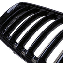 Frontnierengitter für BMW X5 E53 2004–2006, X-Serie, glänzend schwarz, generisch