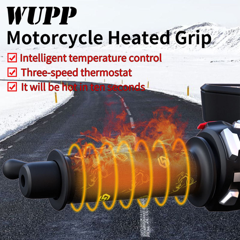 12V podgrzewana kierownica termokurczliwe uchwyty kierownica wzór domu do motocykla