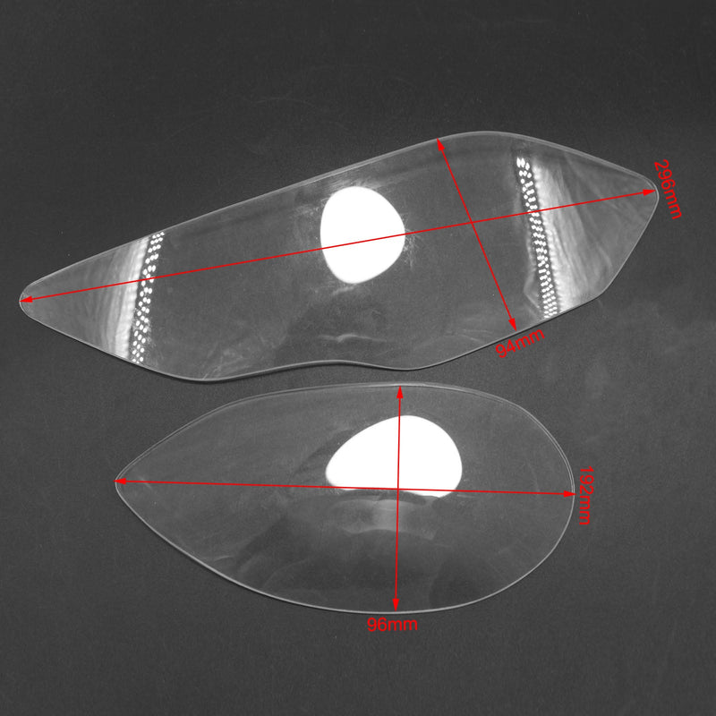 Frontlampenglas Scheinwerferglasschutz passend für BMW S1000Rr 2015-2018 Smoke Generic