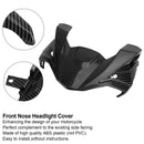 Osłona przedniego reflektora z włókna węglowego dla Kawasaki Z650 2017-2019