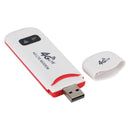 Enrutador inalámbrico 4G LTE WiFi módem de banda ancha móvil USB Dongle desbloqueado blanco