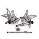 Sistema de apoio para os pés ajustável CNC sistema de apoio para os pés para Kawasaki Ninja Z 1000 2017 Genérico