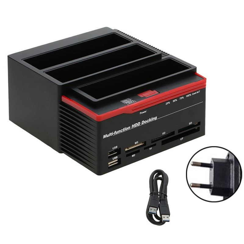 Multifunktion 2,5 3,5 "HDD Docking Station UKB 3.0 Klon -Festplatte EU