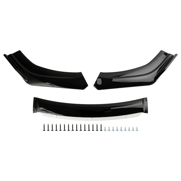 Universal Car Front Bumper Lip Body Kit Splitter Diffuser Protector Svart Vit