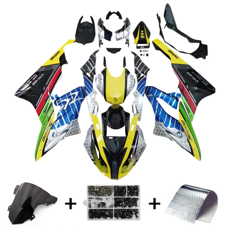 Amotopart BMW S1000RR 2015-2016 kåpa Set Body Plast ABS