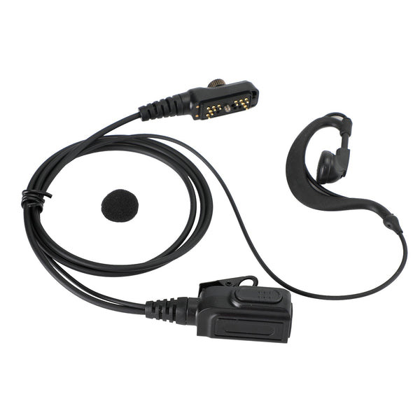 Headset Oval PTT em um walkie-talkie para HYT PD752 PD782 PD785 PD785G PT580H