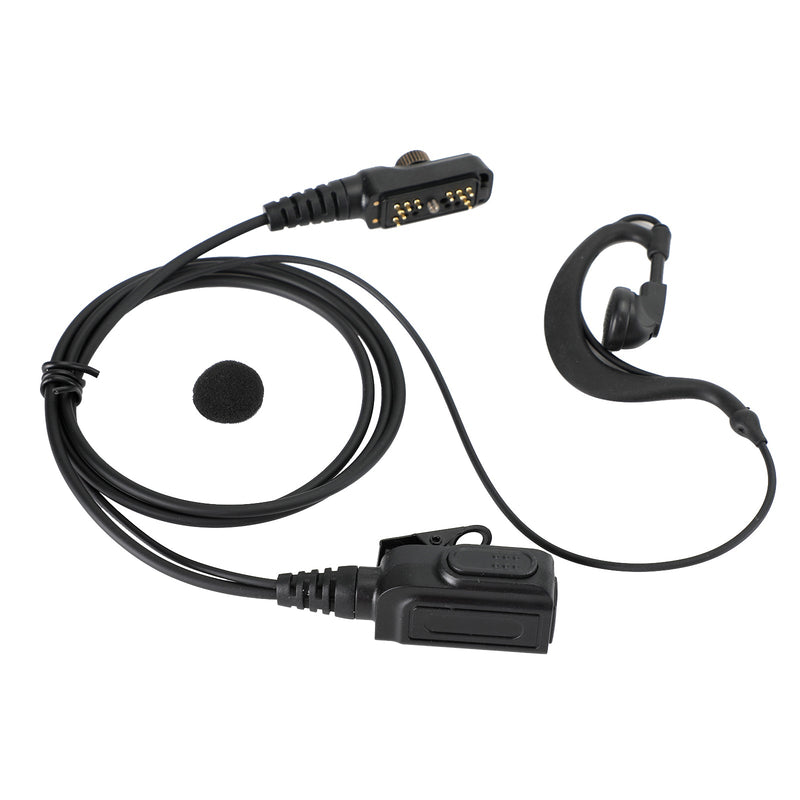 Headset Oval PTT i en walkie-talkie för HYT PD752 PD782 PD785 PD785G PT580H