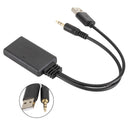 Adaptador receptor Bluetooth5.0 USB 3,5mm Jack estéreo CD Audio para altavoz auxiliar de coche