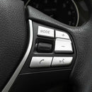 7x capas para botões internos do volante, adequadas para BMW X3 F25 (11-17) X4 F26 (14-17) Genérico