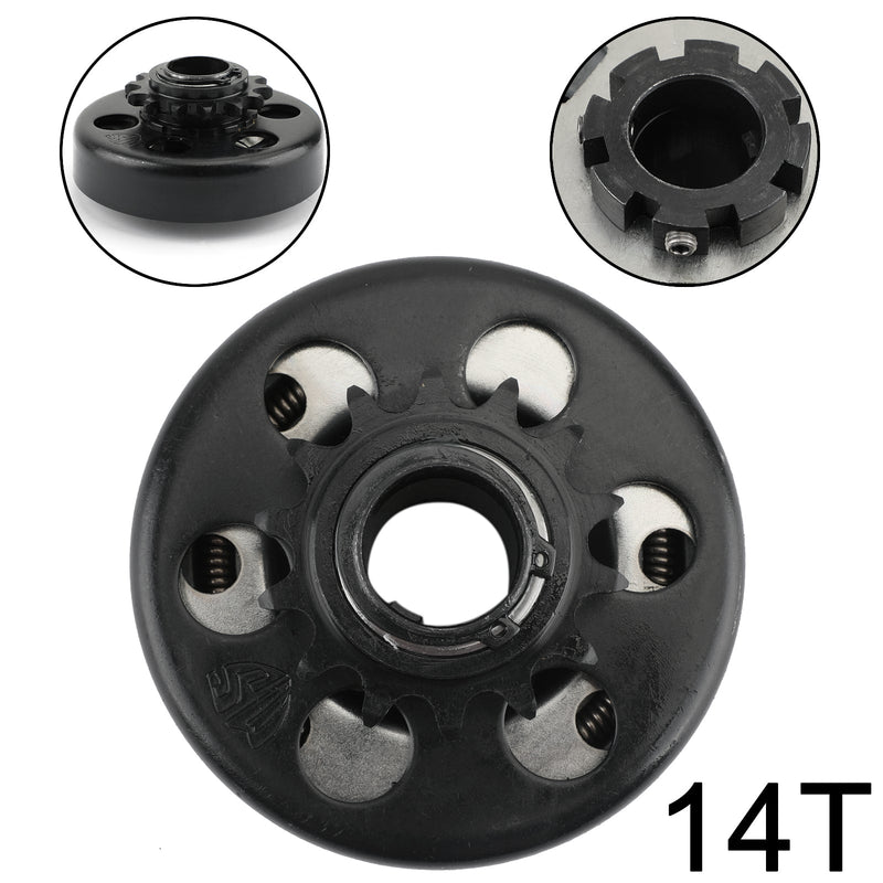 13 HK Go Kart sentrifugal clutch 1 tommers boring 14 tenner 14 tenner for 40 41 420 kjede