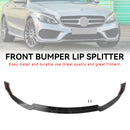 Labio divisor delantero adecuado para Mercedes Benz Clase C W205 C205 2019-2021 Estilo Brabus