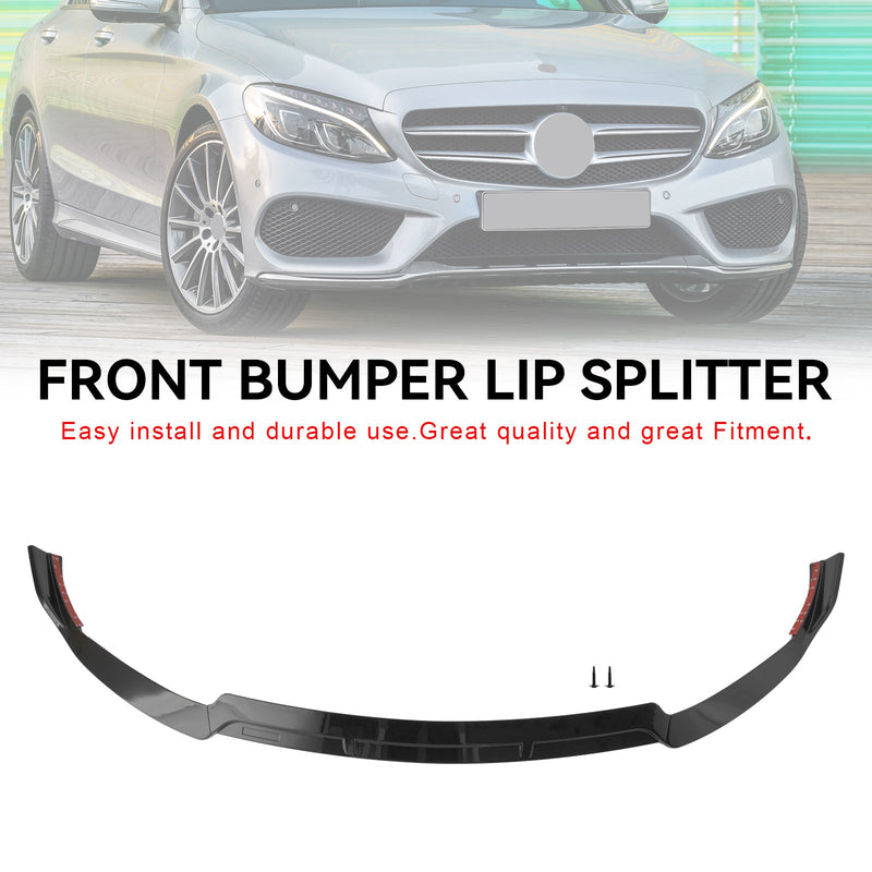 Frontsplitterlippe passend für Mercedes Benz C-Klasse W205 C205 2019–2021, Brabus-Stil