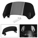 Motorsykkel Justerbar Clip On Windshield Extension Spoiler Vindavviser