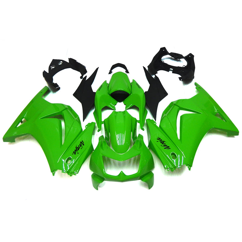 Amotopart kåpa Set för Kawasaki EX250 Ninja250R 2008-2012 Body Plastic ABS