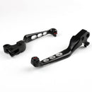 Bremskupplung Hebel Rand geschnitten für Harley Softail Dyna Road King Schwarz