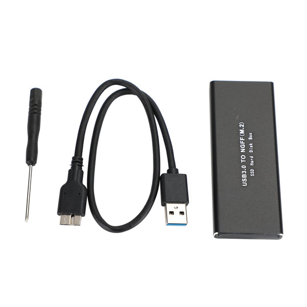 Adapter aluminiowej obudowy dysku twardego M.2 NGFF SATA na USB 3.0