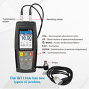WT100A LCD Tester Tool Smart Sensor Ultraschall Dickenmessgerät Schallgeschwindigkeit