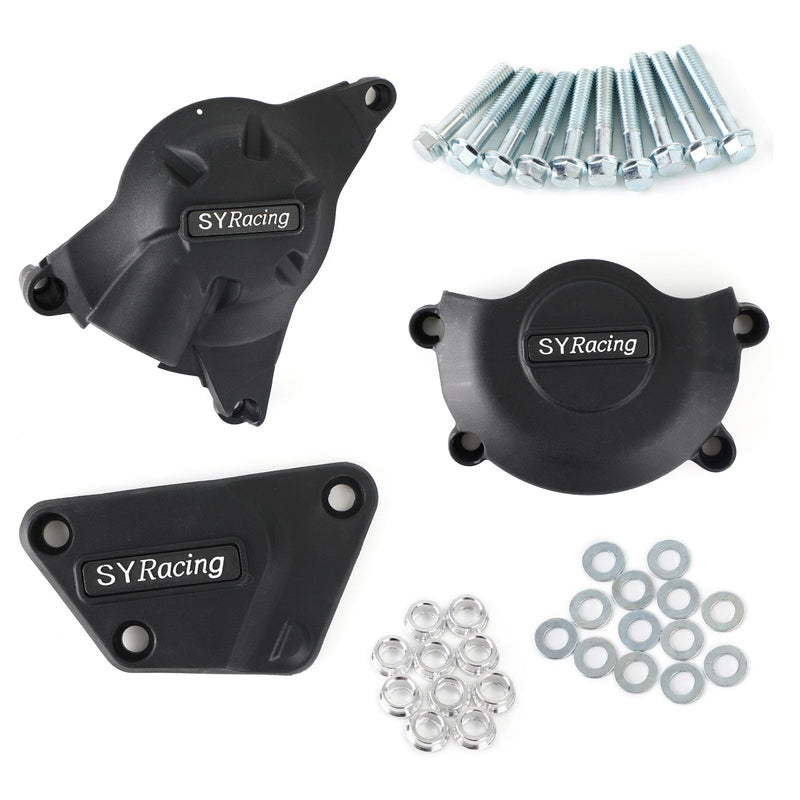 Cárter da tampa do motor do estator esquerdo para Yamaha Yzf600/Yzf R6 2006-2019 genérico 