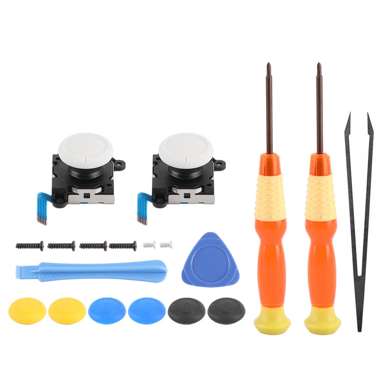 Kit de reparo 19 em 1 3D stick do sensor analógico + ferramenta adequada para o joystick Switch Lite