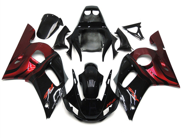 Juego de carenado Amotopart para Yamaha YZF 600 R6 1998-2002, carrocería, plástico, ABS