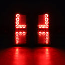 LED-baklys bremselys for Polaris Ranger Crew XP 1000 2018-2021 2413766 Rød