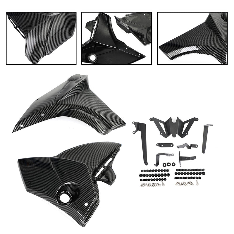 Cubierta lateral de placas protectoras inferiores del motor para Yamaha MT-07 FZ-07 2021-2022 Genérico