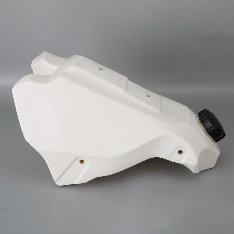 1989-2001 Honda CR500R Drivstoff Gass Tank & Cap White 3,6 Gal Petcock Ventil Kit