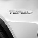Metall 3D Turbo Logo Auto Emblem Abzeichen Aufkleber Kofferraum Stoßstange Aufkleber Silber generisch