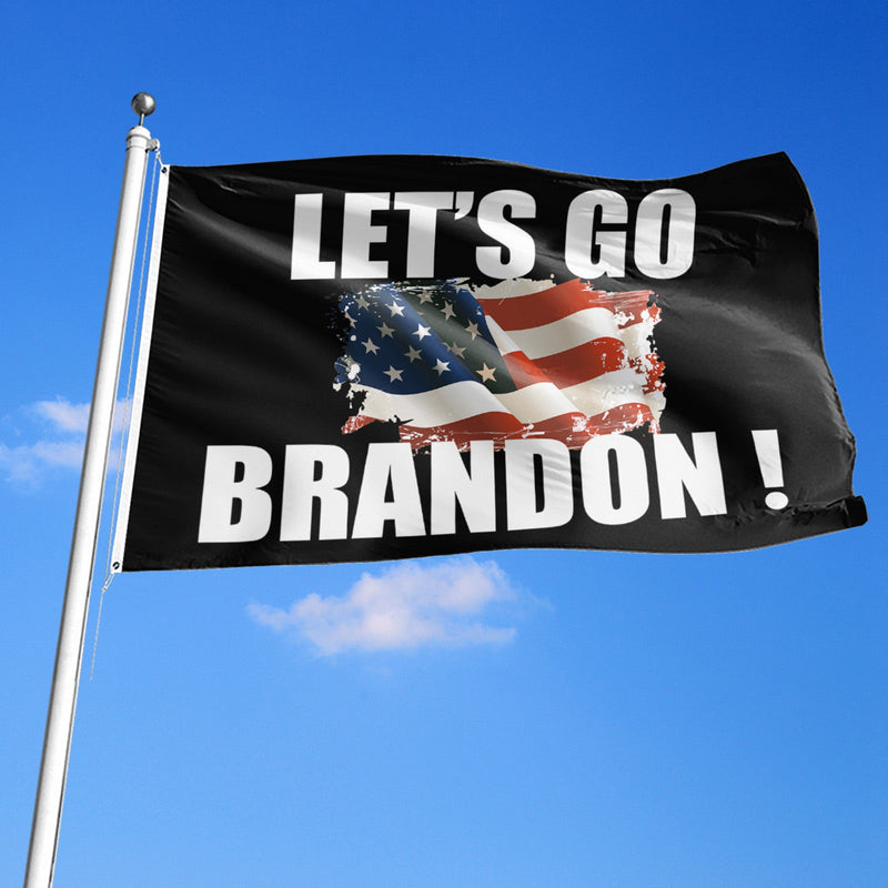 Let's Go Brandon Flag Anti FJB Biden Quotes Garden Yard Banner Banner 3x5Ft