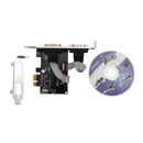 Pcie para rs232 dupla serial wch382 chip pci-express placa adaptadora de placa extensora