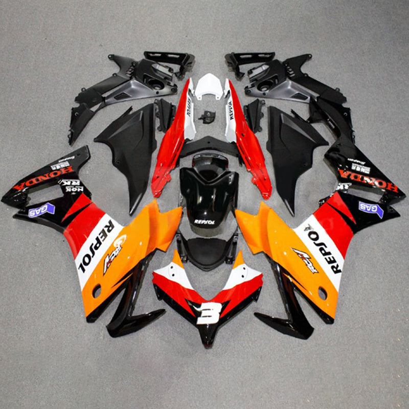 Amotopart Honda CBR500R 2013-2015 kåpa Set Body Plast ABS