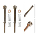 2X Vergaser-Umbausatz Leerlaufschraube Zündkerze passend für 90-06 Big Twin 27006-88