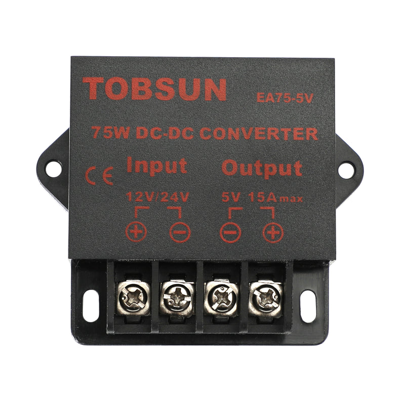 DC 12/24V Step Down To DC 5V 15A 75W Regulador de Tensão Redutor Redutor Conversor de Energia