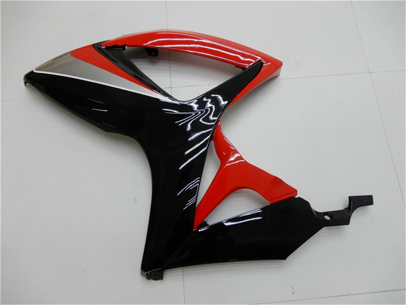 Carenagem Suzuki GSXR600/750 2006-2007 Kit plástico de injeção vermelho preto genérico