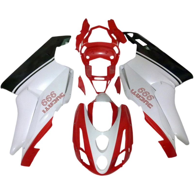 Ducati 999 749 2003 2004 kåpa set kropp ABS