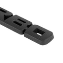 Metall 3D Turbo Logo Auto Emblem Abzeichen Aufkleber Kofferraum Stoßstange Aufkleber Silber generisch