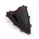 ABS Double Bubbledscreenndshield Vhodné pro Aprilia RSV4 2009-2014 Generic